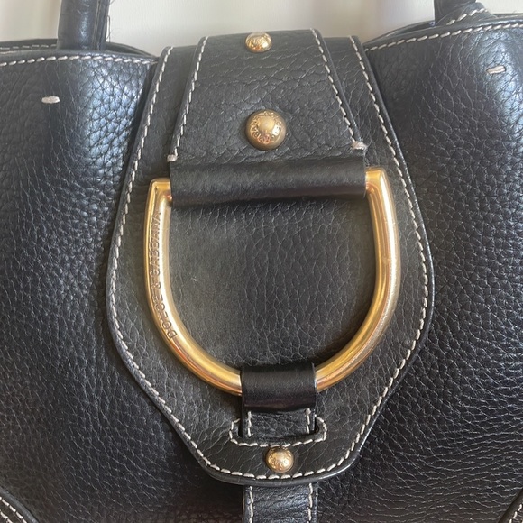 - Dolce and gabbana d ring black leather tote - Picture 3 of 16